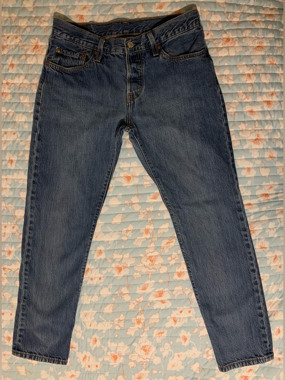 Levi's Classic Blue Straight-Leg Jeans